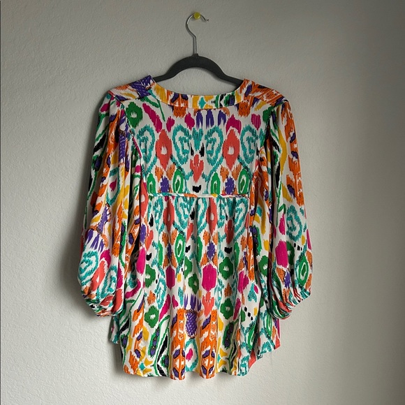 Umgee Multicolor Patterned Blouse - Picture 3 of 3